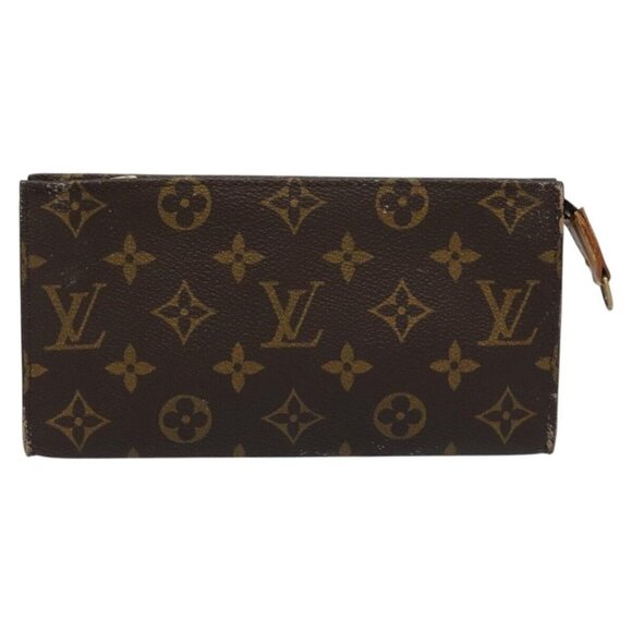 LOUIS VUITTON Monogram Bucket GM Pouch Accessory Pouch LV Auth 112772 - Picture 1 of 13